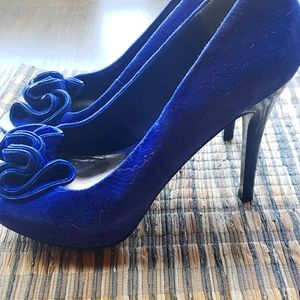 Blue heels